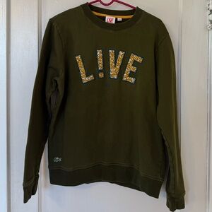 Lacost Olive Green Crewneck - Men’s L
